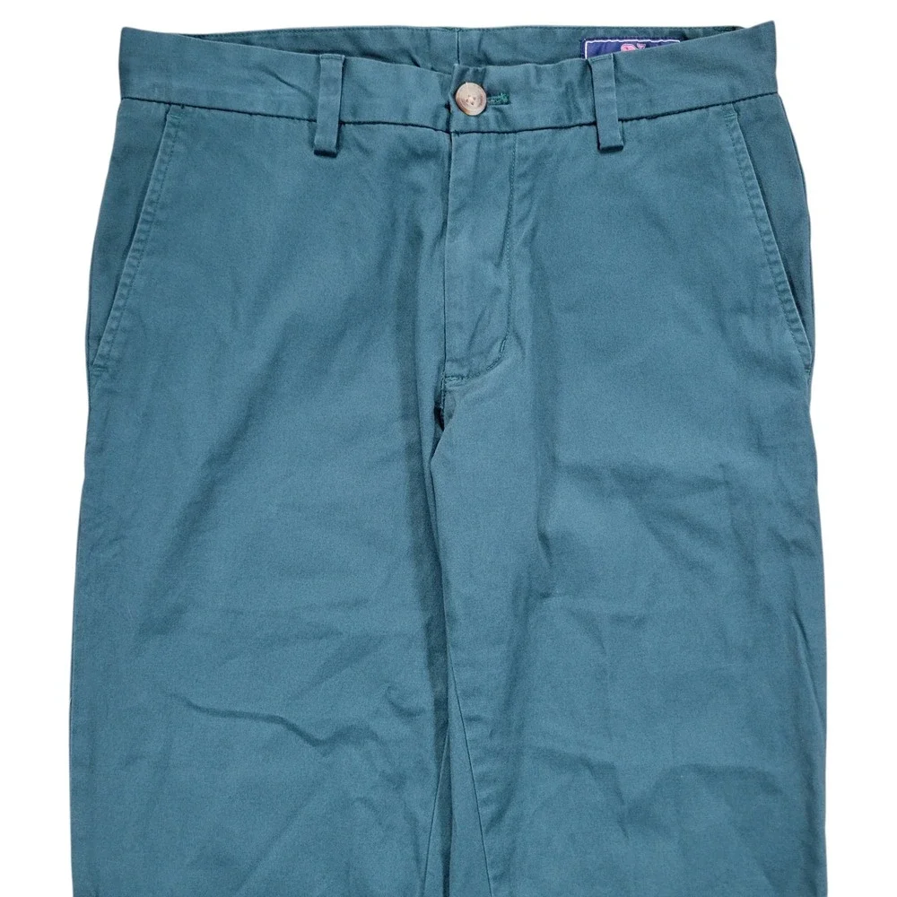 Vineyard Vines Chino Pants Men 28x32 Green Cotton Business Casual Preppy Classic